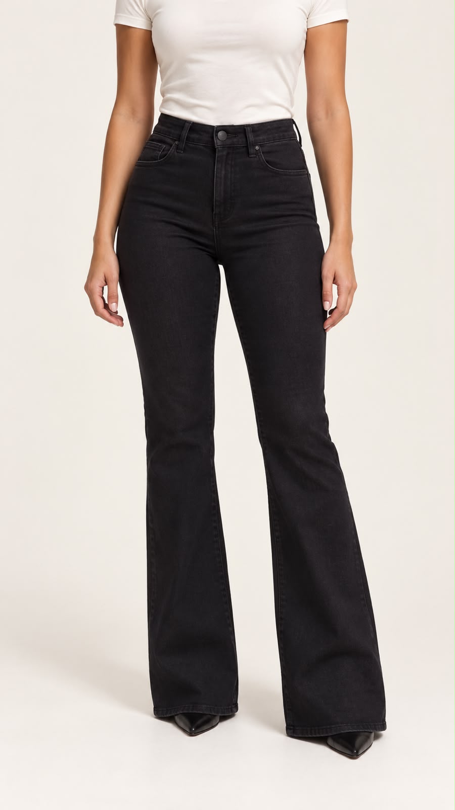 Black Flared jeans