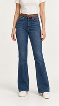 Washed Blue Bootcut Jeans