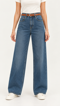 Vintage Blue Wide-Leg Jeans